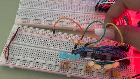 ALU and Instruction register  - Kit 2 of 8-bit breadboard computer build part 2