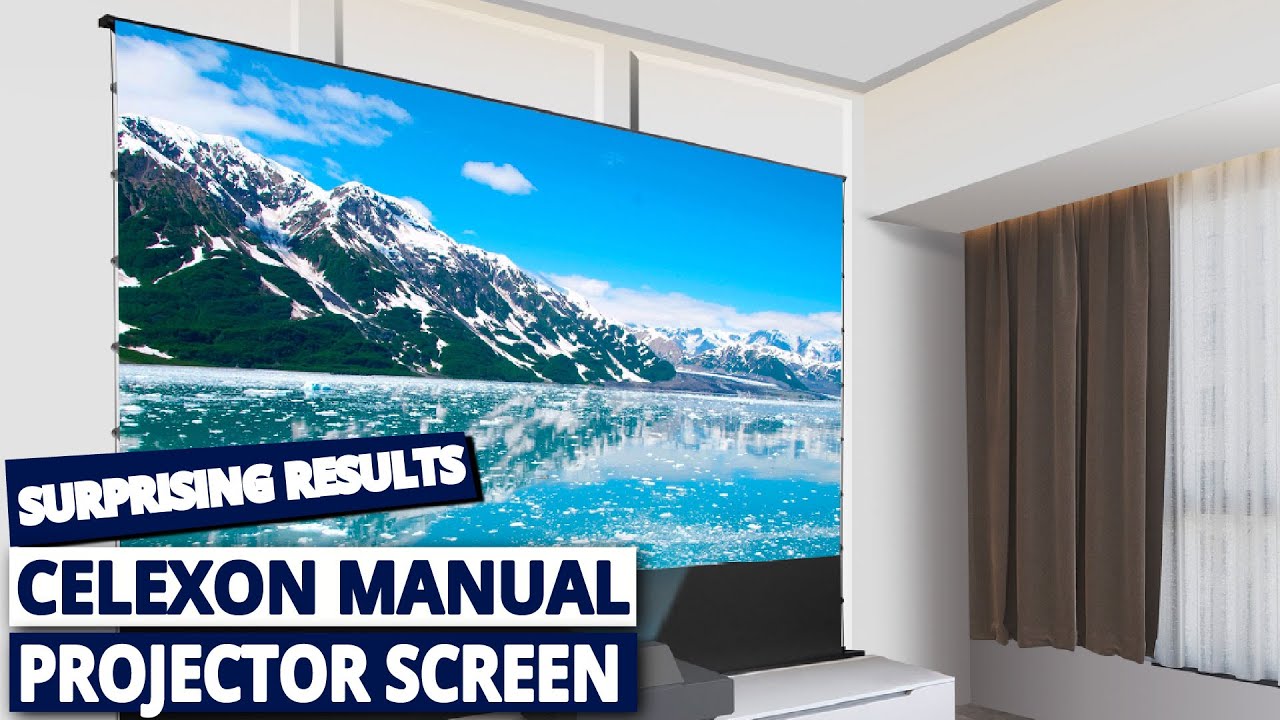 Celexon Schermo Per Proiettore Portatile Da Tavolo 61x46 Cm: Ritiro Automatico, Formato 4:3, Ideale Per Presentazioni E Home Theater