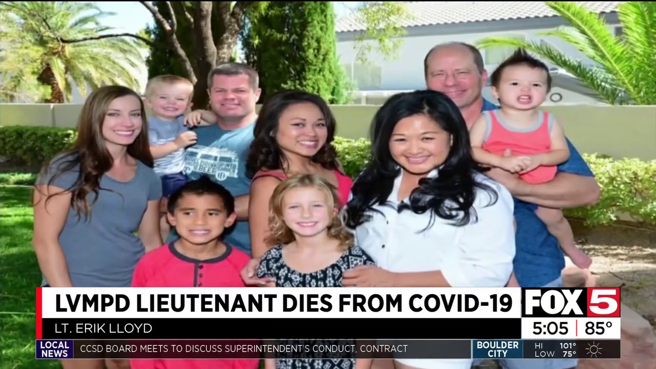METRO LIEUTENANT ERIK LLOYD DIES FROM COVID 19 7 30 4AM 5AM 6AM 7AM KVVU