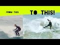 3 years surf progression