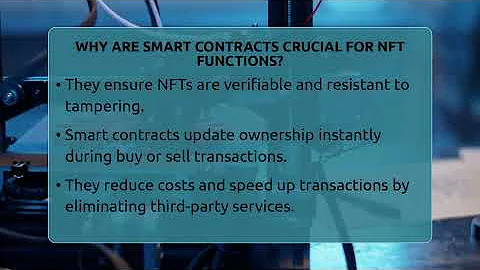 Why Are Smart Contracts Crucial For NFT Functions? - Talking Tech Trends