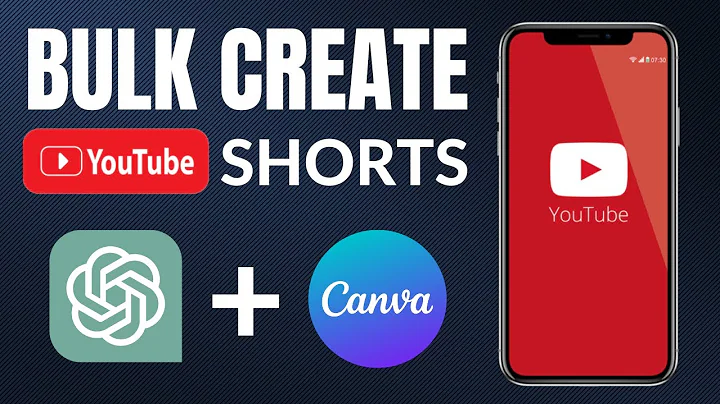 Bulk Create YOUTUBE SHORTS Using CHATGPT, CANVA & EXCELL CSV