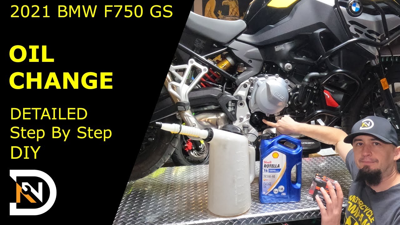 How to Change the Oil on a Motorcycle? DETAILED STEP-BY-STEP DIY on a ...
