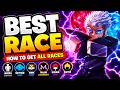 RACES in ANIME LIMITLESS Roblox - All Races and Best Race Guide