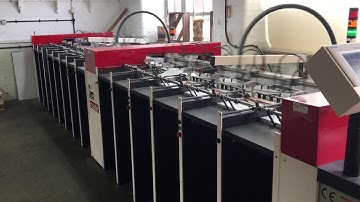 Used Setmaster collator FOR SALE in 2020. 14 deep pile pockets B3 (13.75” x 19.75”) -