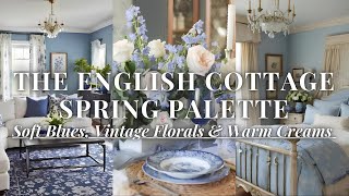 The English Cottage Spring Palette: Soft Blues, Vintage Florals & Creams for a Timeless, Cozy Home 🩵 screenshot 4