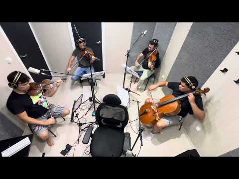 Gravação com quarteto de Cordas (Strings) - Samuel Jr. (Prod) e Quiel Nascimento (Arr)