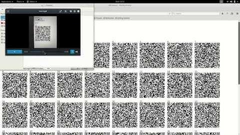 QR Exfiltration Data Reconstructor Demonstration