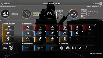 The Division 2 Descent Solo Loop 32