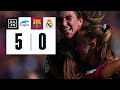Fc barcelona vs real madrid cf 50  resumen y goles  highlights liga f