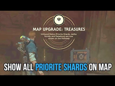 Star Wars Jedi: Survivor Show All Treasures on Map (Priorite Shards, Jedha Scrolls, Datadiscs)