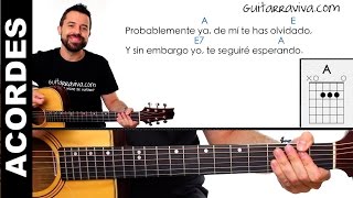 Como tocar Se me olvido otra vez de MANA en Guitarra ACORDES