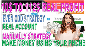 MAKE 10💲 TO 112💲LESS THAN 5 MINUTES USING THIS STRATEGY👌😍 ANALYZING AND MAKE GOOD REAL PROFIT💪🔥🔥🔥