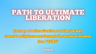 HOW DO ONE ACHIEVE ULTIMATE LIBERATION?
