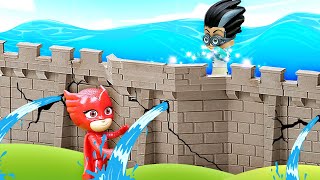 Romeo will die Stadt überfluten! Die PJ Masks gegen Romeo - Pyjamahelden Spielzeug