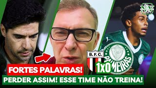 CRITICOU FORTE!⚠️ VELLOSO PÉSSIMAS CONTRAÇÕES ERRADAS! FUTEBOL HORRÍVEL! BOTAFOGO SO 1X0 PALMEIRAS
