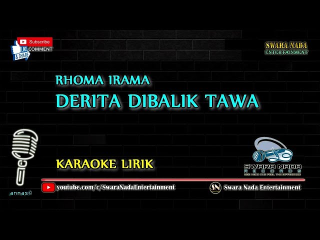 Derita Dibalik Tawa - Karaoke Lirik class=