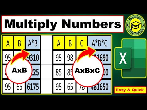 How to Multiply Numbers In Excel | Multiply Numbers In Excel | Multiply Numbers In Microsoft Excel