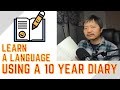 Use 10 YEAR DIARY to study a foreign language this way 日記を使った外国語学習法