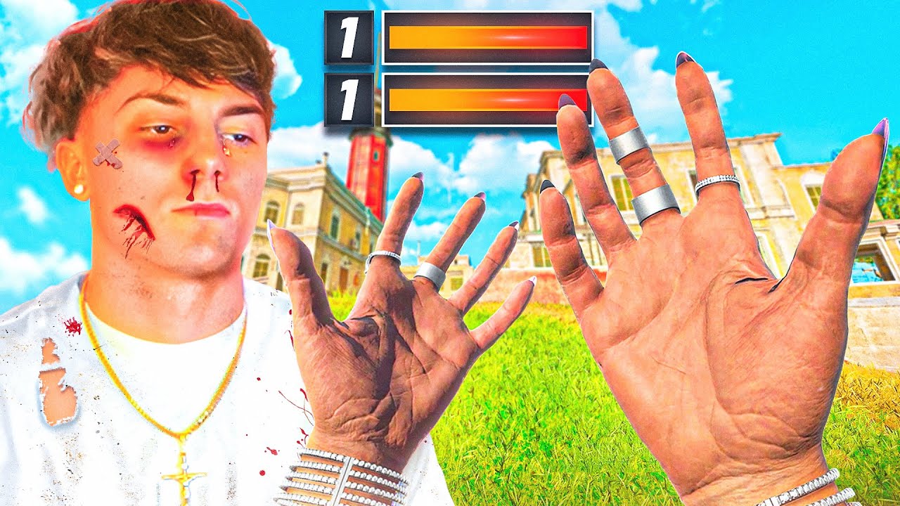 I survived 24 hours using the LOWEST SENS POSSIBLE on Rebirth Island😭🙏🏼