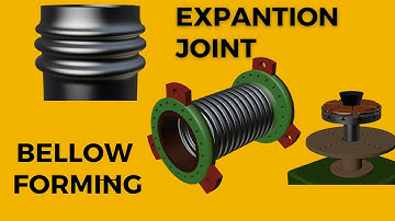 Expansion joint(metallic bellows) working and fabrication animation