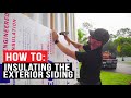 How to: Exterior Insulation & Cedar Siding