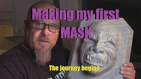 My first latex mask. A Vlog journey.......PART ONE SCULPT.