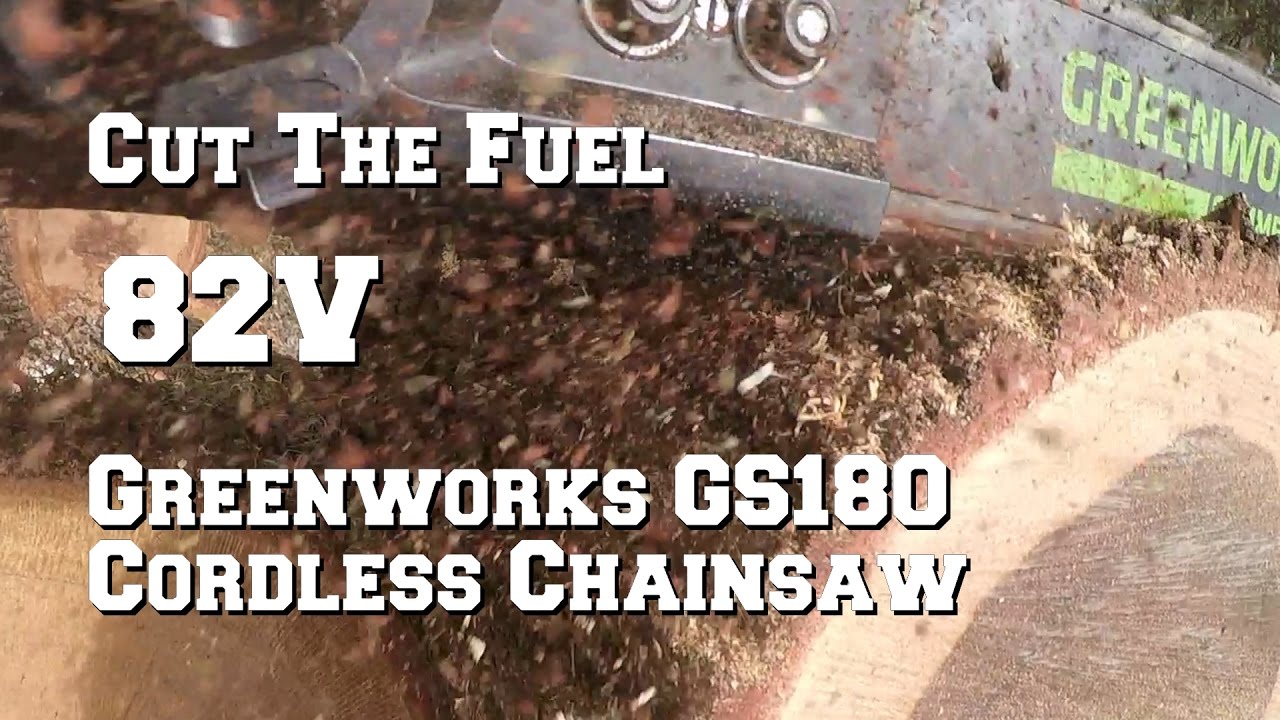 Greenworks GS180 82V Cordless Chainsaw 