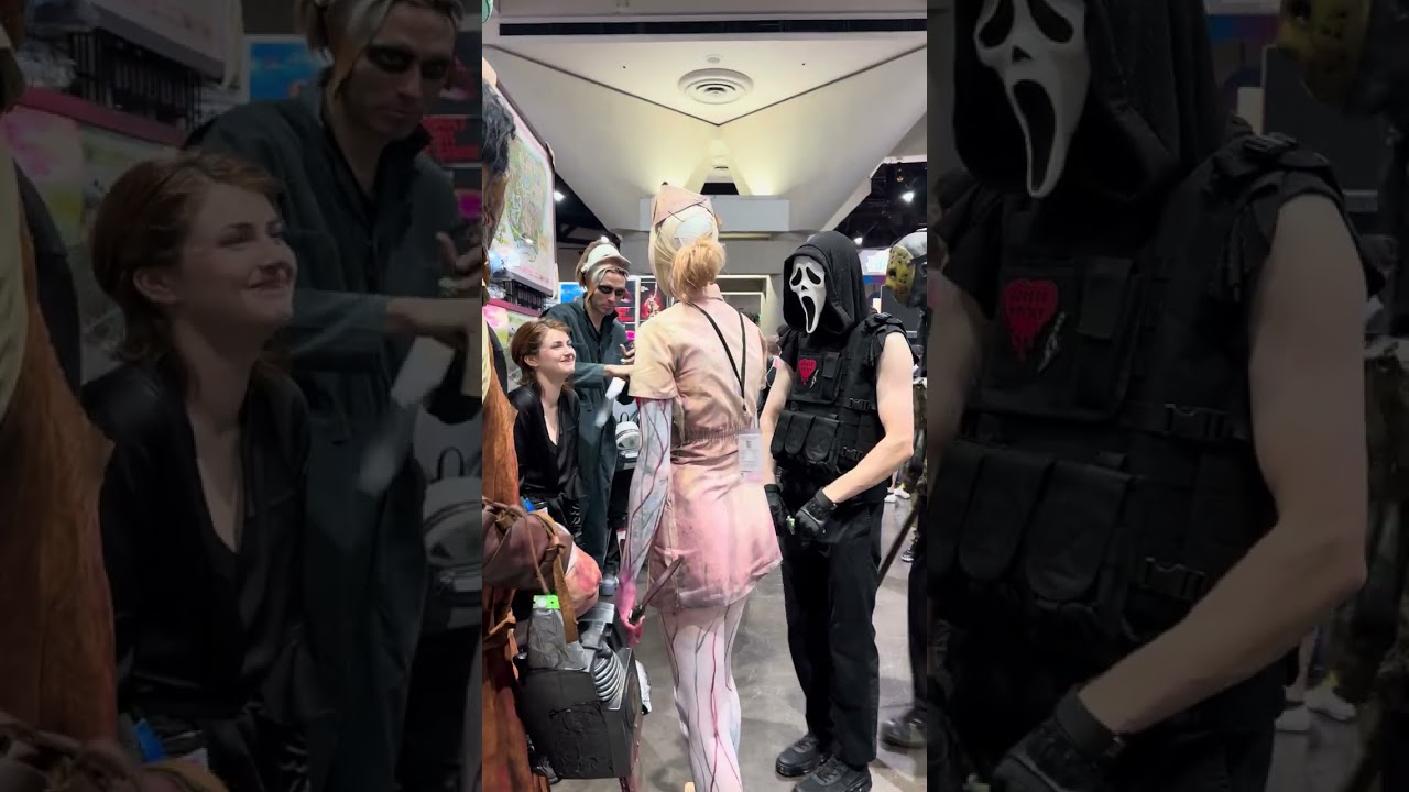 "Chucky, Leatherface, Jason, and the Silent Hill Nurse—2024's most terrifying Cosplay Crew! 😱