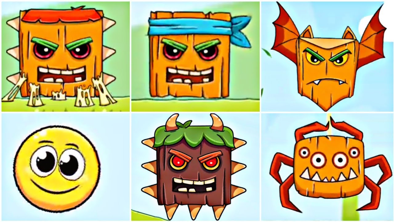 Red Jumping Ball: Roller Adventure - Red BAll gameplay - All Levels - Fight All Bosses