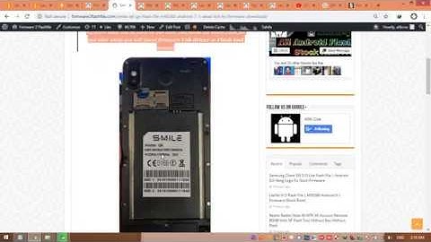 Smile Q6 GX Flash File MT6580 7 1 Hang Logo Done Lcd Fixed Firmware 100% Tested