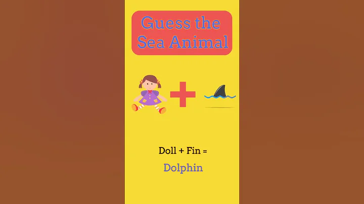 Guess the Sea Animals challenge by Emoji | #shorts