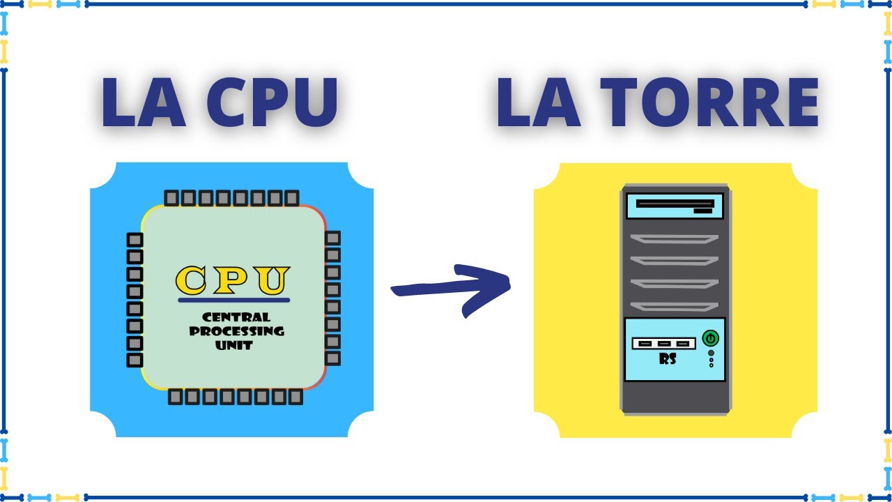 Qué Es La Cpu Y La Torre De La Computadora Youtube