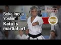 Soke inoue yoshimi  kata is martial art  conclusion seminar italy 2013