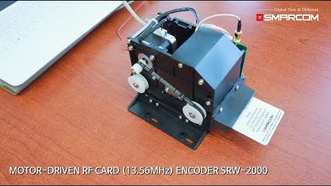 스마컴-SMARCOM-MOTOR-DRIVEN RF CARD ENCODER SRW 2000 video