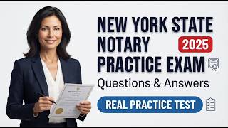NYS Notary Practice Exam 2026 Questions & Answers | Pass Your Test First Try!