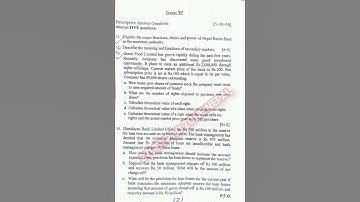 Bbs 3rd Year 2081 Finance Tu Exam Question Paper #subscribe #studyprozonenepal #bbs3rdyear #tuexam