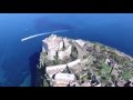 Ischia in volo  sul Castello Aragonese