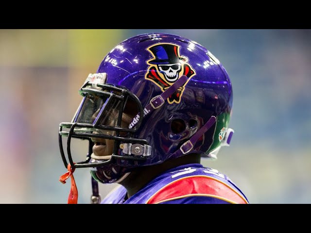 New Orleans Voodoo Football Helmet