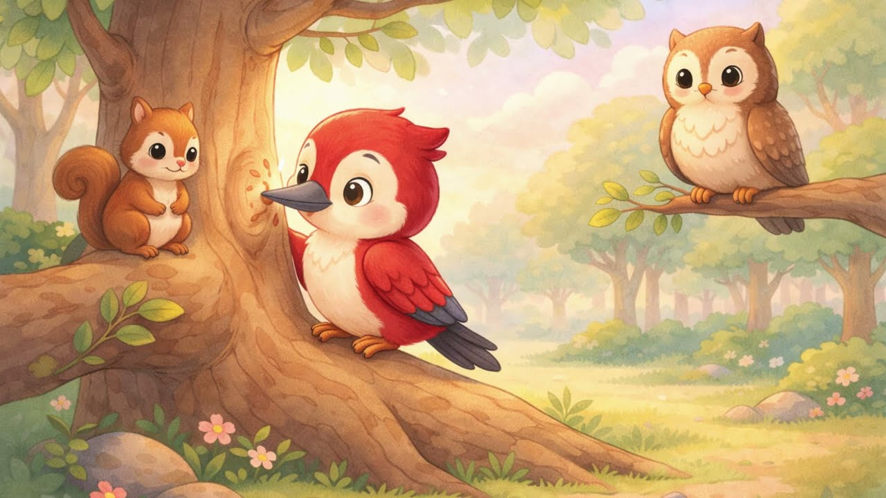 Pipo el Pájaro Carpintero Aprende a Escuchar