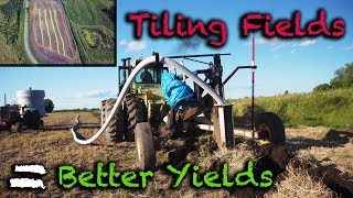 WHY and HOW you should be TILLING your field Installing Drain Tile In The Field