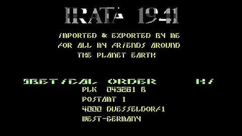 C64 Intro: 1986 Irata Intro
