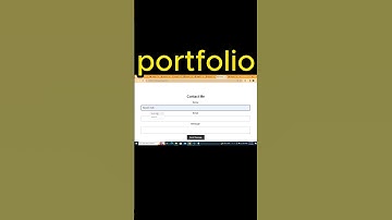 portfolio website in html css & javascript #coding #html #webdevelopment #html5 #webdesign