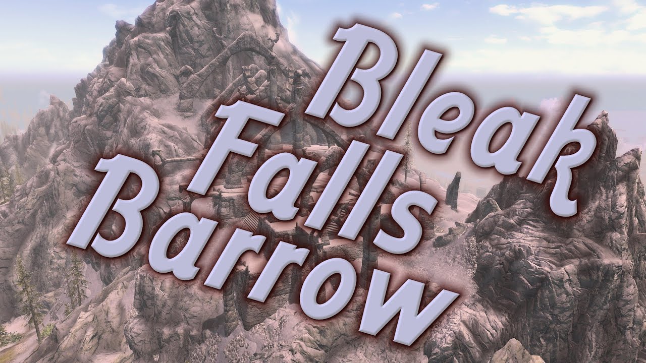 An epic song about the most epic location - Bleak Falls Barrow - a Skyrim music video
