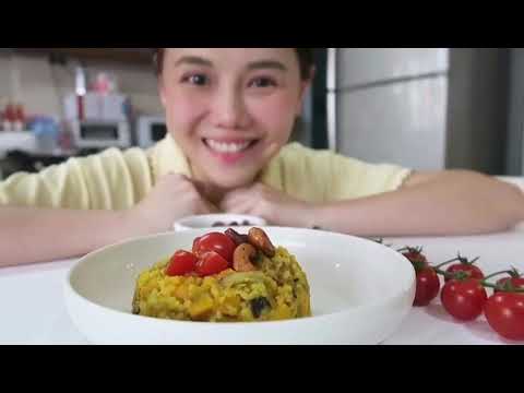 Sweet Smelling Pumpkin Rice Vegetarian Friendly One Pot Recipe SongHe Rice