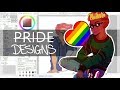 CHARACTERIZING LGBT+ FLAGS (making pride characters)