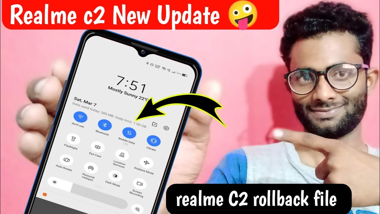 realme c2 new update ️ realme c2 rollback file 😘 #realmeui - YouTube