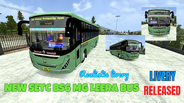🎀💥💖NEW SETC BS6 MG LEERA BUS LIVERY RELEASED WATCH TILL END #like #tnstc #subscribe #setc
