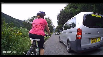 WU17EGC MMA Transfers Deliberate close pass on the A57 Snake Pass Ladybower