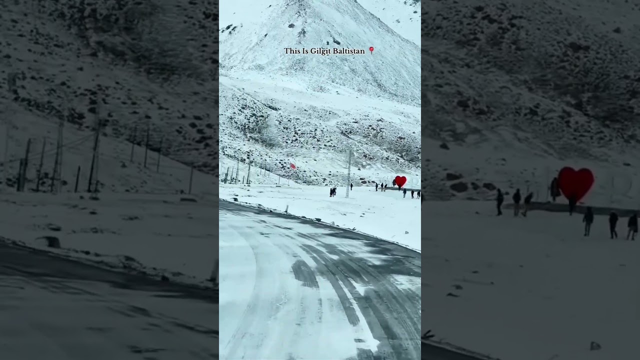 Pakistan–China Border in Winter ❄️🌨️ | Khunjerab Pass Snowfall journey junction 